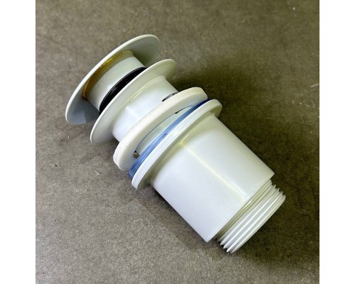 Донный клапан Arrowhead 1-1/4" 80мм с переливом, белый