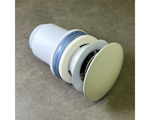 Донный клапан Arrowhead 1-1/4" 80мм с переливом, белый