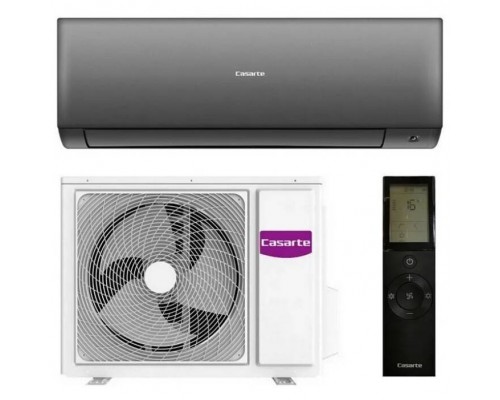 CAS25CX1/R3-B / 1U25CX1/R3, Сплит-система, Casarte, ELETTO, inverter, цвет черный матовый CAS25CX1/R3-B / 1U25CX1/R3, Сплит-система, Casarte, ELETTO, inverter, цвет черный матовый