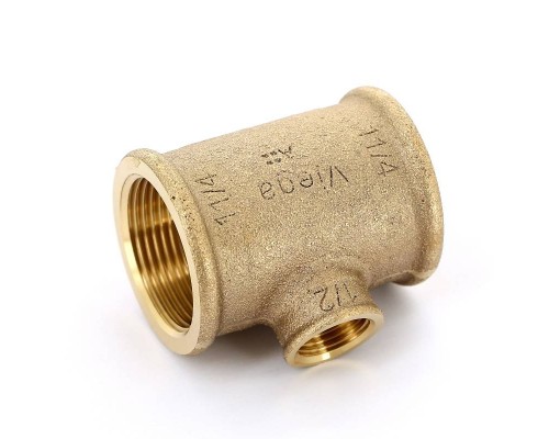 Тройник В бронза VIEGA 1"1/4x1/2"x1"1/4 Тройник В бронза VIEGA 1"1/4x1/2"x1"1/4