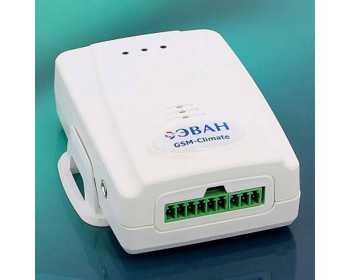 Модуль дистанционного управления котлом Эван GSM-Climate ZONT-H1 с GSM-модулем и адаптером 220/12В