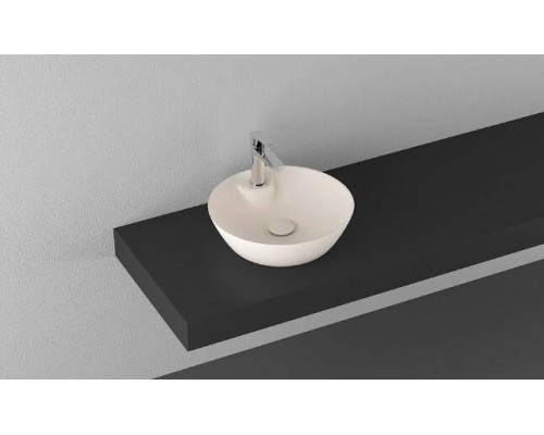 Раковина, ISVEA, SistemaY Soft, шгв 450-450-120, отверстия для смесителя-1, цвет-слоновая кость матовая