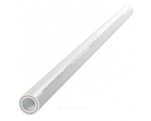 Труба PP-RGF бел арм стекл Дн32х5,4 Ру25 SDR6 95С 2м РосТурПласт 10353 .