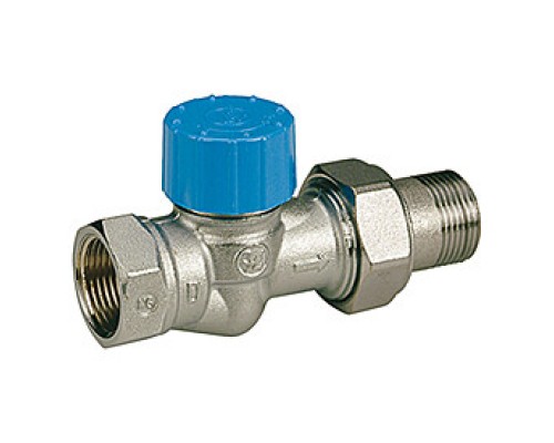 Клапан, R402H, прямой, 1/2, 1/2, ВН, хромированный, подключение термостатической головки - резьба 30х1,5 мм Клапан, R402H, прямой, 1/2, 1/2, ВН, хромированный, подключение термостатической головки - резьба 30х1,5 мм