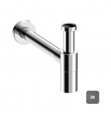 Сифон, Almar, бутылочный, цвет-Gun Metal Brushed PVD
