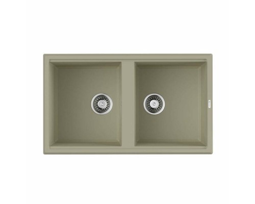 Мойка, OMOIKIRI, Tedori, шгв 860-510-200, отверстия для смесителя-2 промаркированных, цвет-ваниль