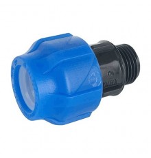 Муфта ПЭ компресс Дн32х1/2" НР Ру16 VALFEX 121001132012