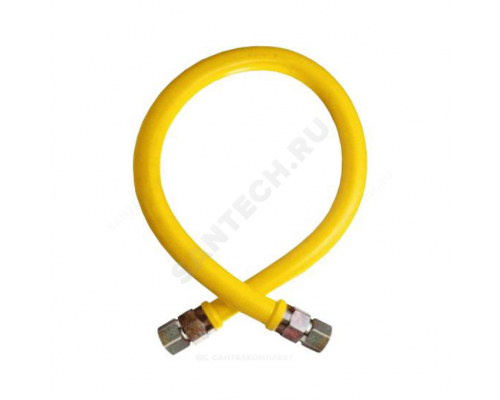 Подводка гибкая д/газа ПВХ М1/2"-Н1/2" L=2.5м лат/г арм Tuboflex