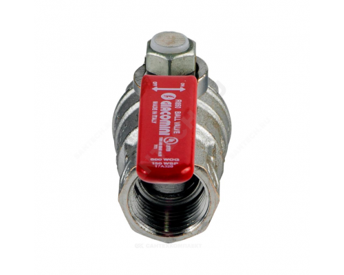 Кран шар лат хр Ду10 Ру35 м/м полн рыч Giacomini R850X022
