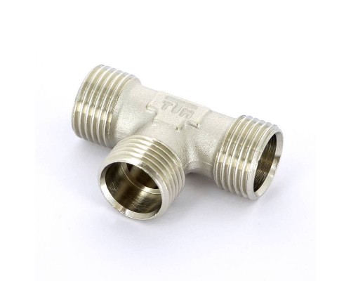 Тройник Н никелированный конусный TIEMME 1/2"(16)K