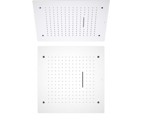 AQ2082CR верхний душ 500500 мм, 2 jet (внешняя и скрытая часть) AQ2082CR