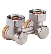 Узел нижнего подключения, R388, угловой H-образный, 1/2M x 3/4E