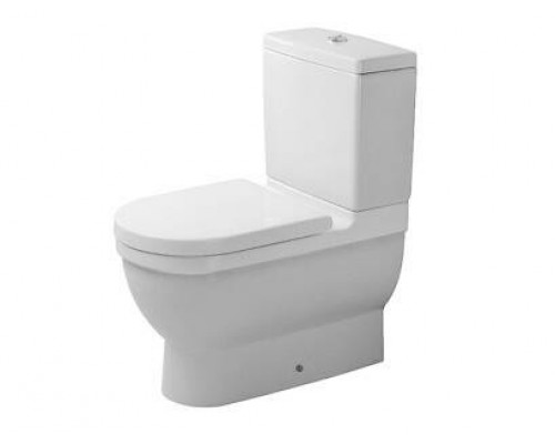 Унитаз, Duravit, Starck 3, напольный, шгв 360-655-430, цвет-белый