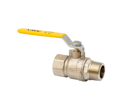 Кран газовый MVI 1/2"внутренняя-наружная, ручка рычаг Кран газовый MVI 1/2"внутренняя-наружная, ручка рычаг