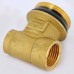 Концевик с внутренней /наружной / внутренней резьбой TIEMME 1/2"х1"х3/8"