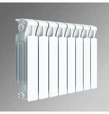 Радиатор биметаллический Rifar Monolit 500/100 9 секций нижнее правое подключение (арт. RM50009НП)
