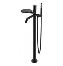 Boheme Stick Смеситель для ванны с душем напольный, цвет: черный 129-BB