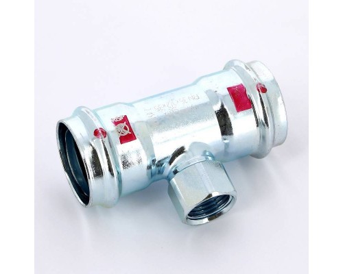 Тройник пресс-В оцинкованная сталь Prestabo VIEGA 35х1/2"х35