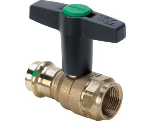 Кран шаровой пресс-В EASYTOP VIEGA 22х3/4" SC-Contur, бронза Кран шаровой пресс-В EASYTOP VIEGA 22х3/4" SC-Contur, бронза