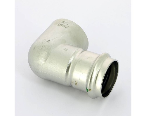 Угол пресс-В компактный нержавеющая сталь Sanpress Inox VIEGA 42x1"1/2