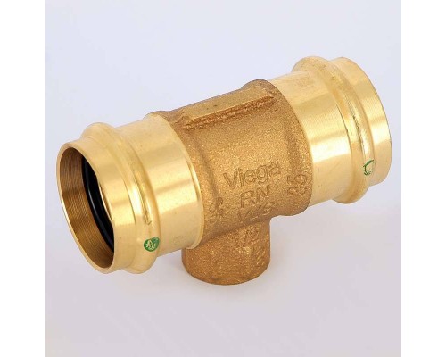 Тройник пресс-В бронза Sanpress VIEGA 35х1/2"х35