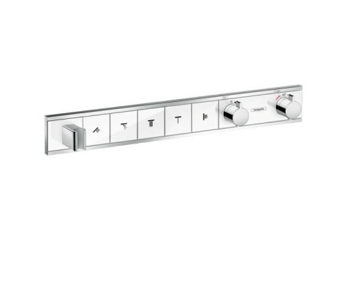 Смеситель для душа, Hansgrohe, RainSelect, цвет-белый/хром