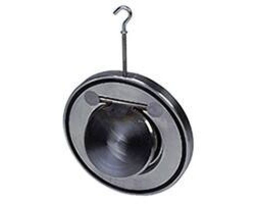 Клапан обратный одностворчатый, межфланцевый, PN16, DN100, нержавеющая сталь Клапан обратный одностворчатый, межфланцевый, PN16, DN100, нержавеющая сталь