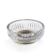 Мыльница, 3SC, Elegance, шв 115-40, цвет-прозрачный хрусталь/золото матовое