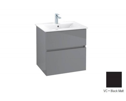Тумба под раковину, Villeroy&Boch, Verity Line, шгв 605-482-618, цвет-черный матовый