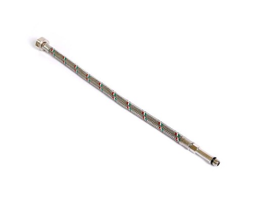 Гибкая подводка для смесителя UNI-FITT МL10х1 - 1/2" 40 см оплетка из нержавеющей стали