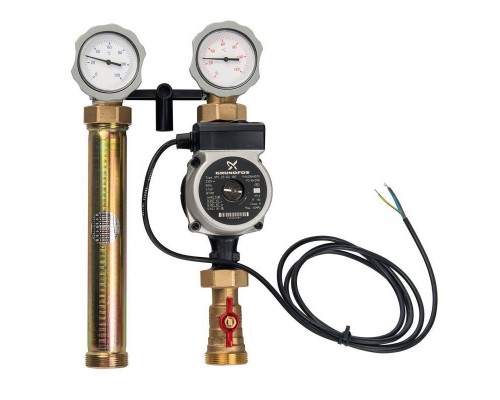 Насосная группа UK Meibes без смесителя 1" с насосом Grundfos UPS 25-60