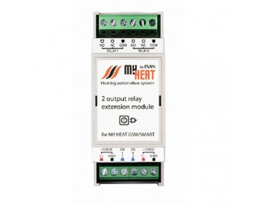 Блок реле MY HEAT на 2 выхода Эван 6295