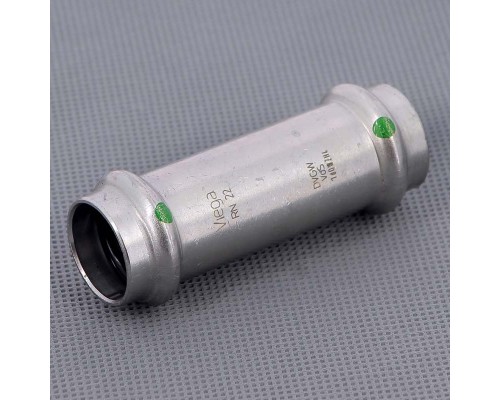 Муфта надвижная пресс нержавеющая сталь Sanpress Inox VIEGA 22 Муфта надвижная пресс нержавеющая сталь Sanpress Inox VIEGA 22