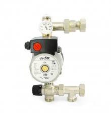 Насосно-смесительная группа UNI-FITT SOLOMIX X с накидной гайкой 1" с насосом GRUNDFOS UPM3 AUTO 25-70 130