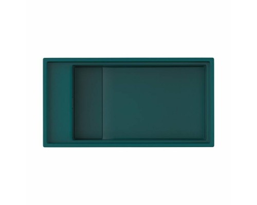 Мойка, OMOIKIRI, Kinaru, шгв 860-460-220, отверстия для смесителя-4 промаркированных, цвет-deep ocean