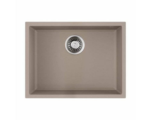 Мойка, OMOIKIRI, Tedori, шгв 550-420-220, отверстия для смесителя-отсутствуют, цвет-бежевый