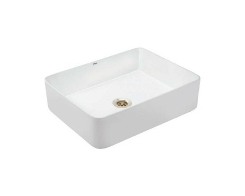 Раковина, Jaquar, JDS, шгв 525-415-140, отверстия для смесителя-отсутствуют, цвет-белый