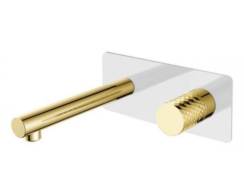 Boheme Stick Смеситель из стены, цвет: White Diamond Gold 125-WG