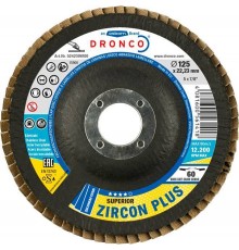Лепестковый шлифовальный диск Superior Zircon Plus 80 Bomb 180x22,23mm (5238387)