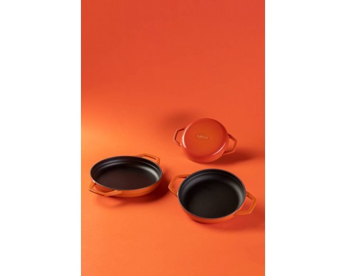 Сковорода с двойной ручкой HS Y KTV 22 SH ORANGE