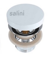 Донный клапан, Salini, D 504, для раковины, цвет крышки-белый матовый