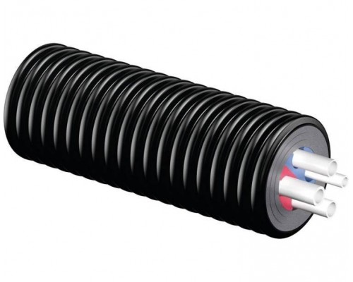 Труба Uponor Ecoflex Quattro 2x40x3,7-32x4,4-20x2,8/200 PN6/PN10 (длина 100 м) (стар. арт. 1044020) Труба Uponor Ecoflex Quattro 2x40x3,7-32x4,4-20x2,8/200 PN6/PN10 (длина 100 м) (стар. арт. 1044020)