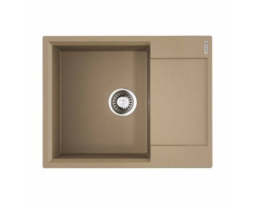 Мойка, OMOIKIRI, Daisen, шгв 650-510-215, отверстия для смесителя-4 промаркированных, цвет-карамель