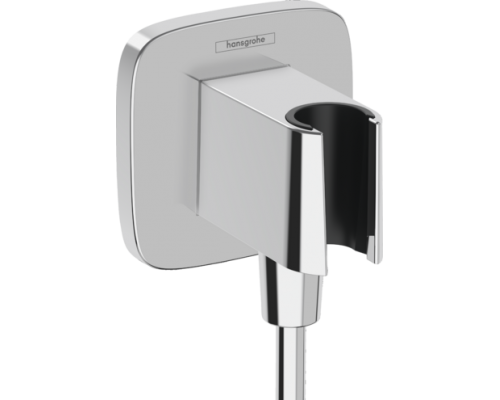 Шланговое подсоединение, Hansgrohe, FixFit Q, цвет-хром