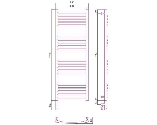 Сунержа Богема 3.0 Полотенцесушитель электрический 40x120h, лев., цвет: золото 03-5802-1240 Сунержа Богема 3.0 Полотенцесушитель электрический 40x120h, лев., цвет: золото 03-5802-1240