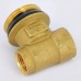 Концевик с внутренней /наружной / внутренней резьбой TIEMME 1/2"х1"х3/8"