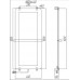 Allen Brau Infinity Полотенцесушитель электрический 100x44 см, с рейлингом и креплением 00288919