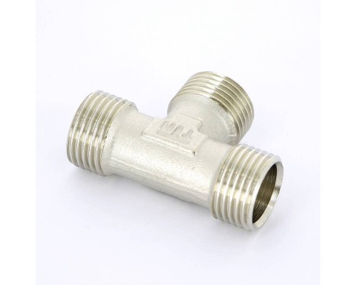 Тройник Н никелированный конусный TIEMME 1/2"(16)K