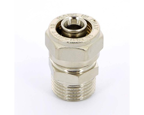 Муфта обжим-Н никелированная UNI-FITT 16х1/2" Муфта обжим-Н никелированная UNI-FITT 16х1/2"
