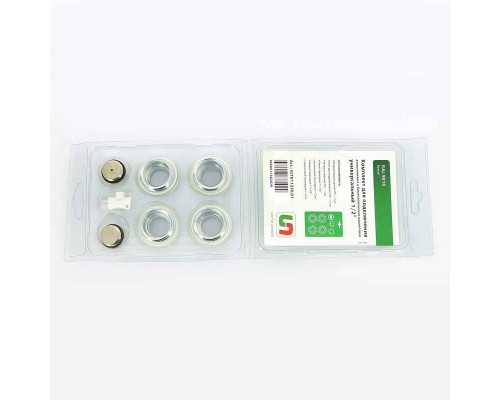 Комплект для подключения радиатора UNI-FITT 1"х1/2" RAL9010